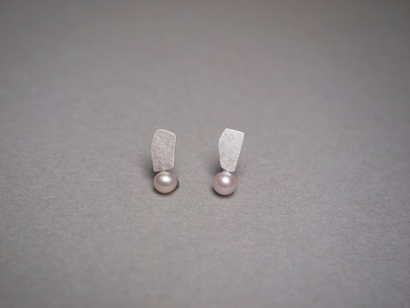 Silver Earrings & Clip-ons Silver - Pearl Series  #a136 pearl earring