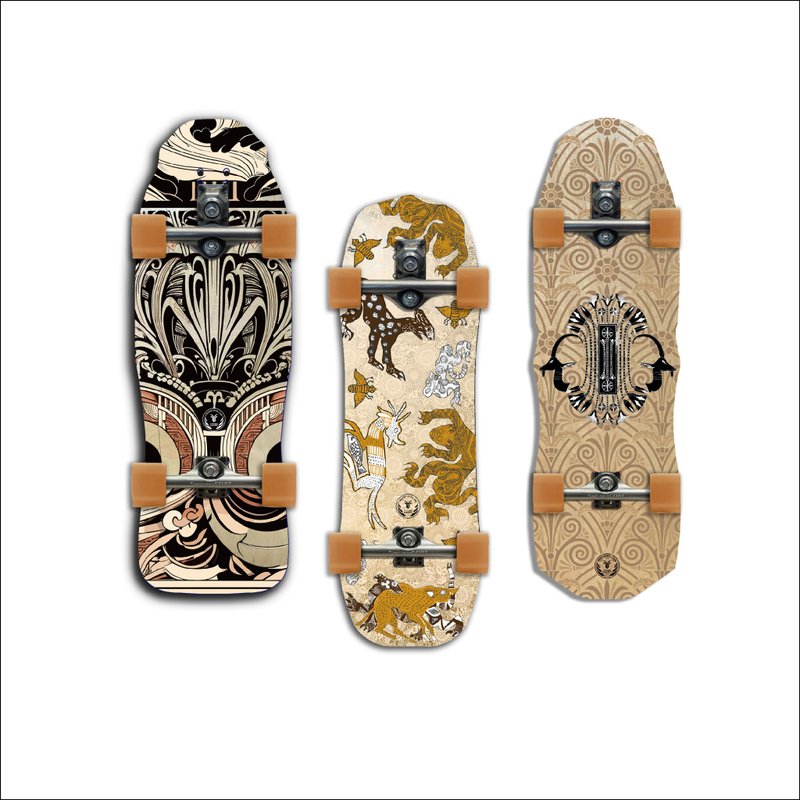 New Product Pre-Sale-SwaggyGOAT Surf Skateboard | Deep Foot Nest | High Rebound PU Steering System | Hengding - Fitness Equipment - Other Materials 