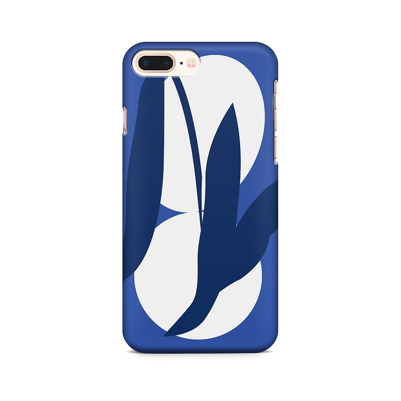 Blue Tea Leaves  - Phone Case - Phone Cases - Plastic Blue