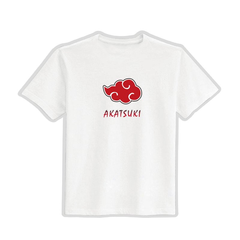 akatsuki 火影忍者 曉 文創 衣服 T恤 白T 童裝 純棉 吸濕排汗 - 男 T 恤 - 棉．麻 多色