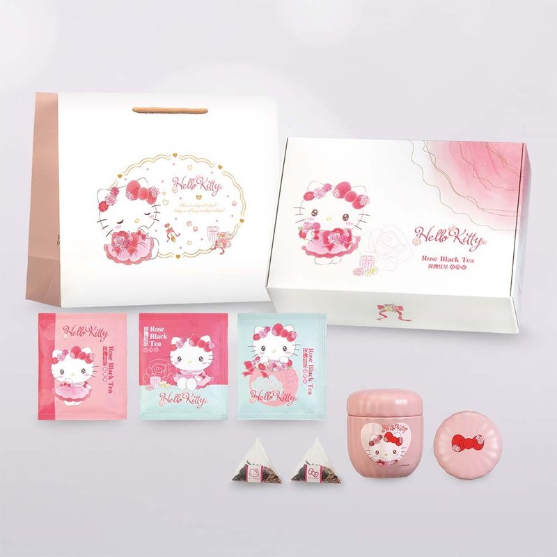 沐月xHELLO KITTY玫瑰紅茶 - 茶葉/茶包/水果茶 - 瓷 粉紅色