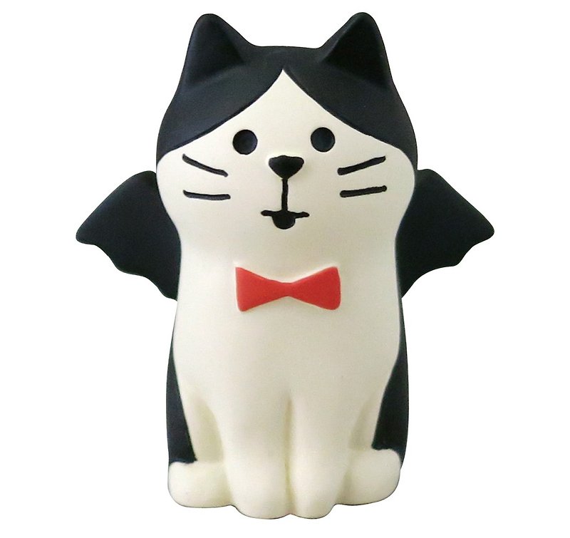 【Japan Decole】 concombre Halloween limited set of ornaments ★ cat devil - Items for Display - Other Materials Black