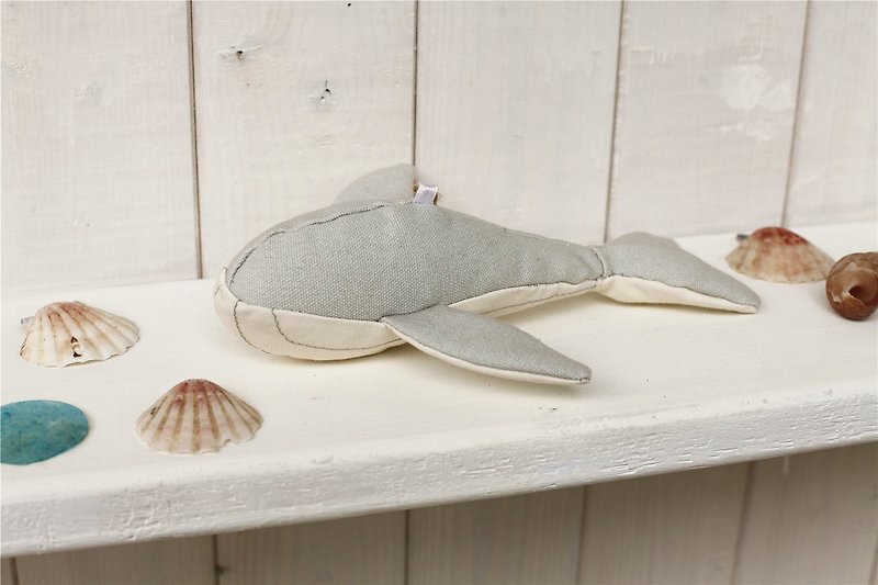 [] Light blue whale ornaments Philomia - Stuffed Dolls & Figurines - Other Materials Blue