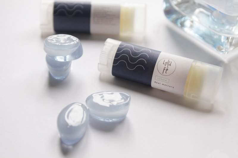 Lip balm【 Real mercury 】 - Lip Care - Other Materials Blue