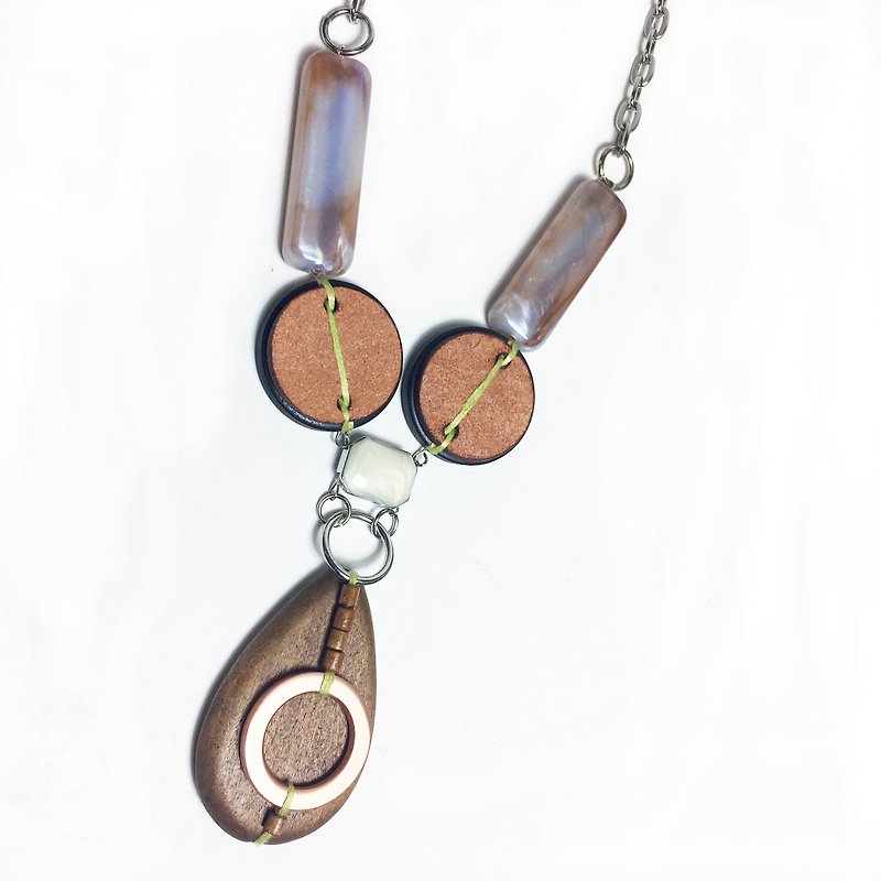 toymaker series handmade waterdrop necklace - Necklaces - Other Materials Multicolor