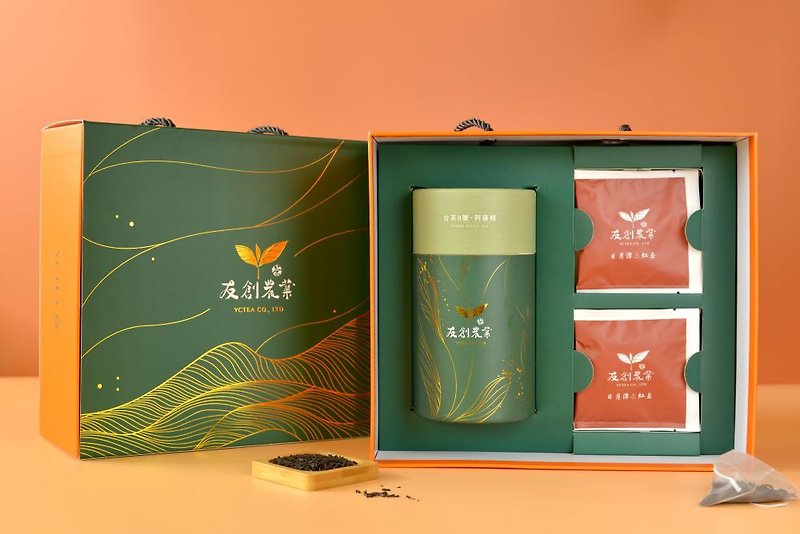 Mid-Autumn Festival gift box [tea food x Youchuang joint name] tea gift green | tea table grade tea x tea bag - ชา - อาหารสด 