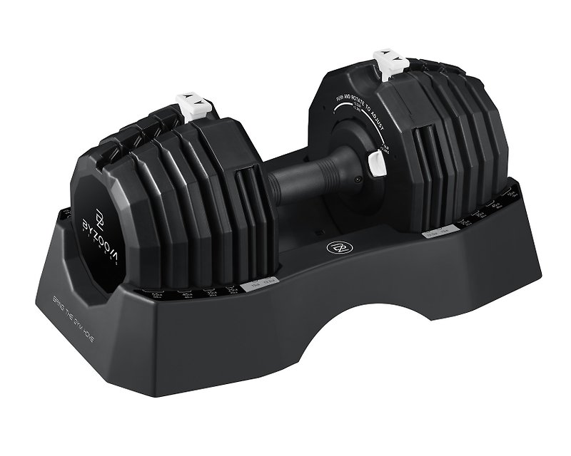 Adjustable dumbbell 55LB 15-segment weight second-speed adjustment group-single - Fitness Equipment - Other Metals Black