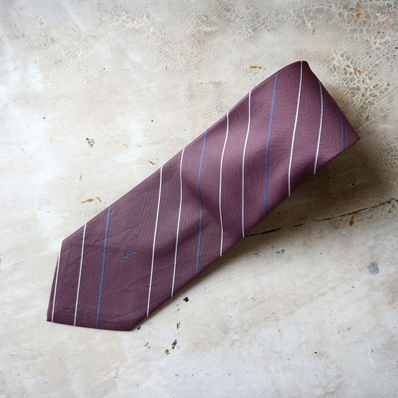 南瓜Vintage。古著 復古 法國製 Yves Saint Laurent 高級 領帶 - 領呔/呔夾 - 絲．絹 