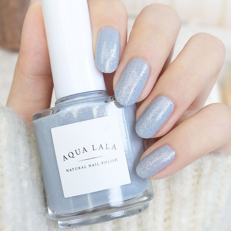 Aqualala-natural and harmless nail polish·no odor-N503 Lullaby - Nail Polish & Acrylic Nails - Glass 