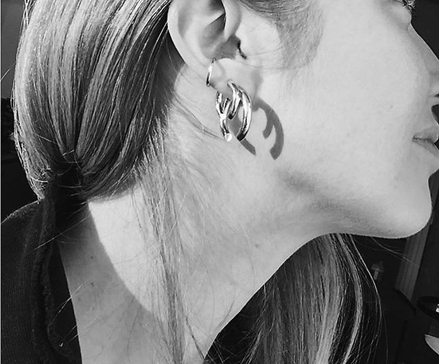おしゃれ☆ Maria Black Broken 25 Pierced Earring (片耳のみ) アクセサリー ピアス