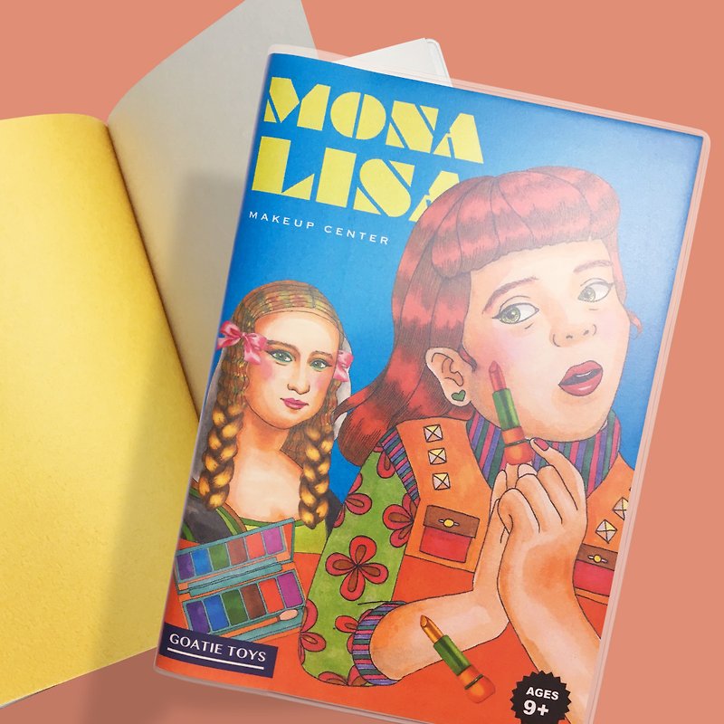 Mona Lisa Makeup Center Booklet - สมุดบันทึก/สมุดปฏิทิน - กระดาษ สีน้ำเงิน
