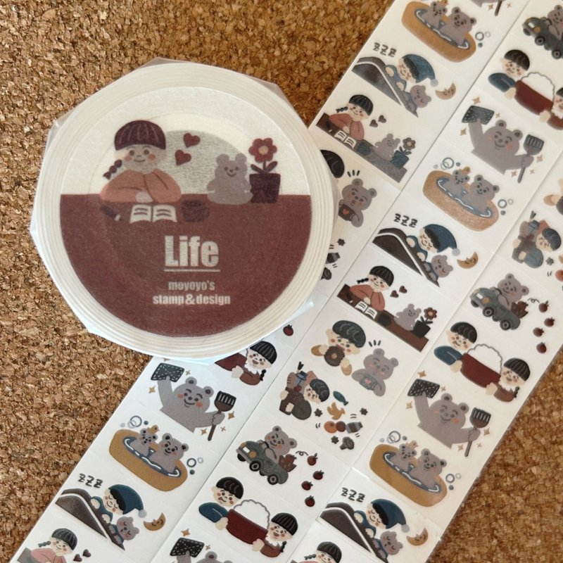 Life/labeler seal - 貼紙 - 紙 多色