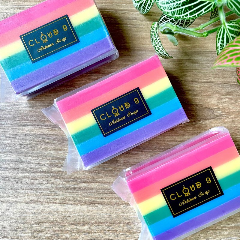 Big Rainbow Hand Soap Anti-epidemic Soap Rainbow Soap LGBT Rainbow - สบู่ - พืช/ดอกไม้ หลากหลายสี