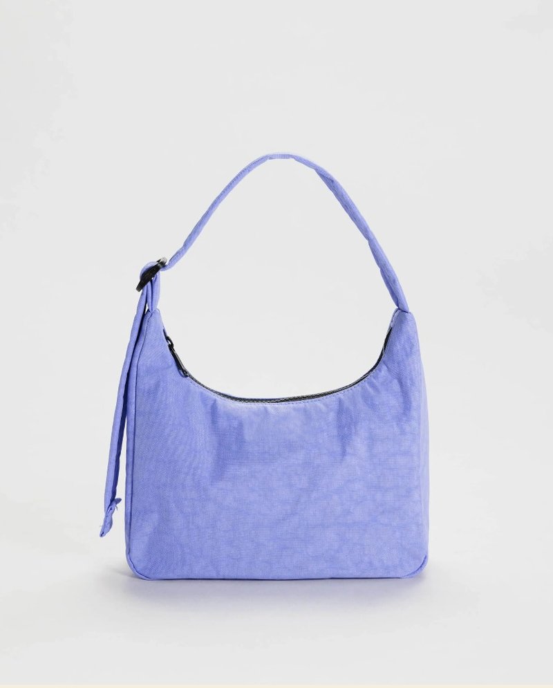 BAGGU - 尼龍肩背包 小尺寸- 粉紫 -現貨 - 側背包/斜背包 - 防水材質 紫色
