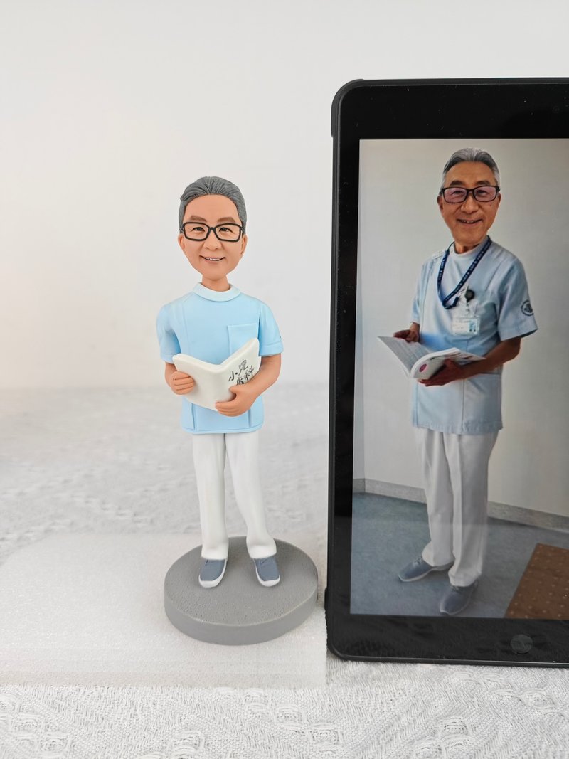 客制化人物公仔 人偶 3D人像畫 似顏繪 肖像 定制 生日 紀念 禮物 - 公仔/玩偶 - 黏土 多色