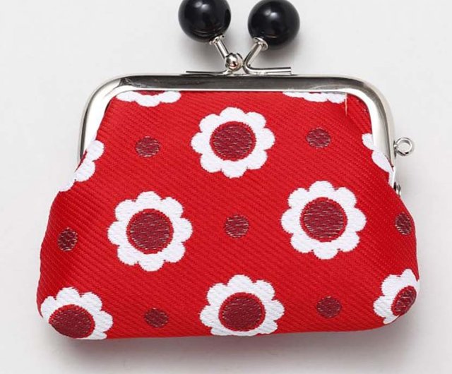 人気予約商品】日本製 昭和レトロがま口ポーチSALE (2種3色) 7JMP4110