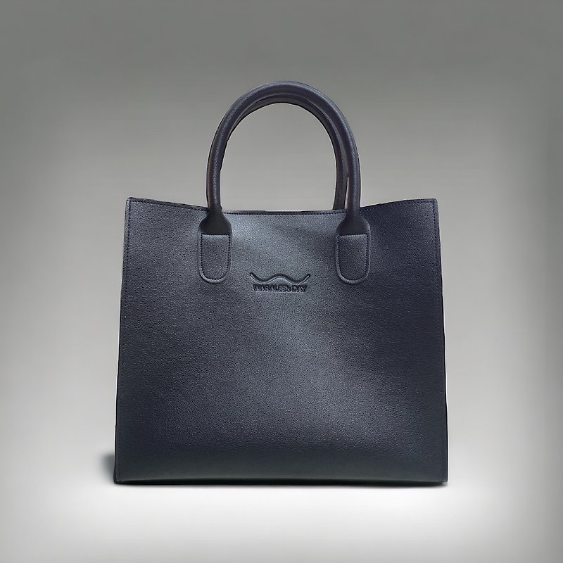 WARALEE's DAY | Tote Bag - Small (Black) - Handbags & Totes - Faux Leather Black