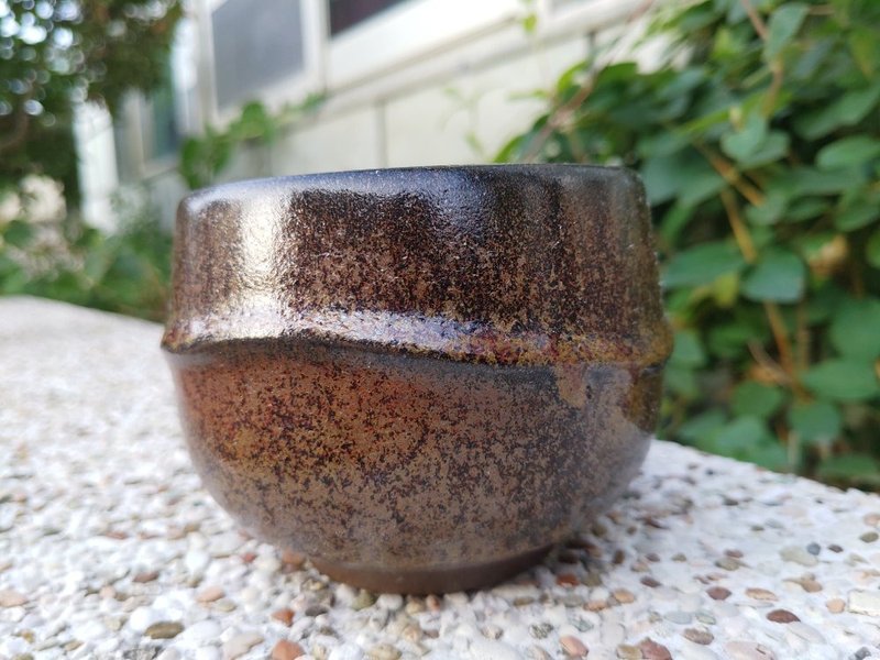 Late Autumn | Hand-pulled pottery cup - ถ้วย - ดินเผา สีนำ้ตาล