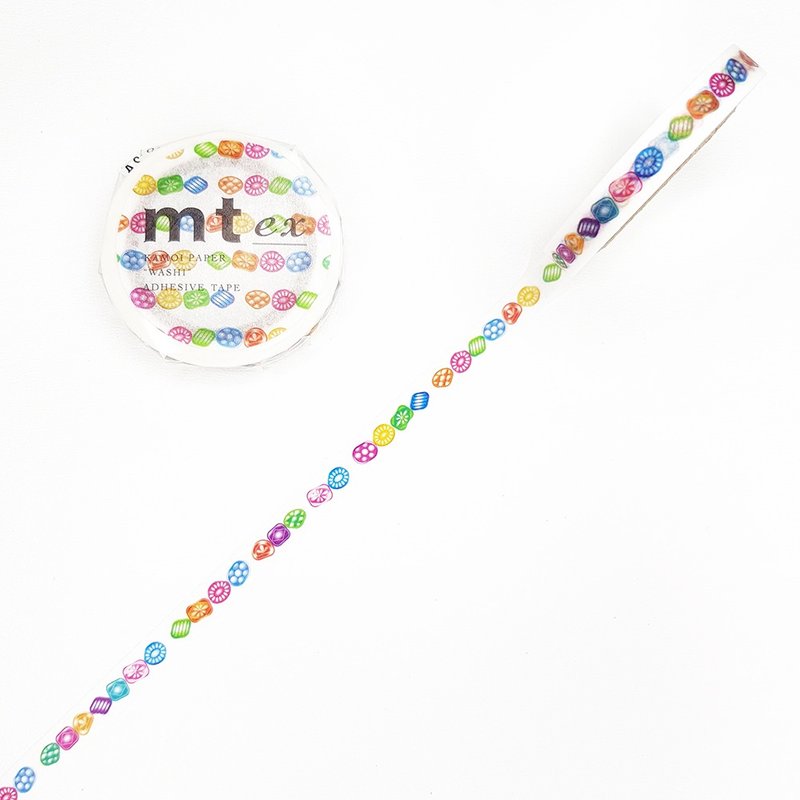 mt ex 和紙膠帶 7mm / 小糖果 (MTEX1P179) / 2020SS - 紙膠帶/和紙/PET - 紙 多色