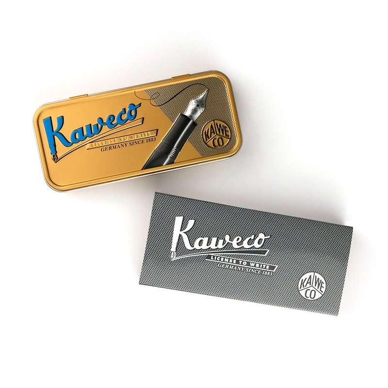German KAWECO pen box gold/ Silver/black - Pencil Cases - Other Metals Multicolor