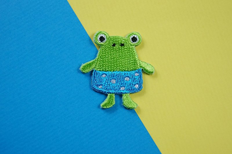 Mini 呱-Mini animal self-adhesive embroidered cloth stickers series - อื่นๆ - งานปัก 