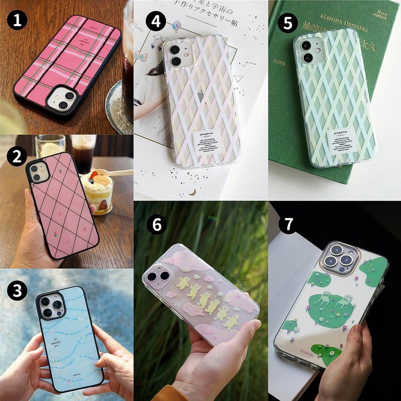 iPhone 舊型號手機殼 SALE 多款圖案 - 手機殼/手機套 - 塑膠 多色