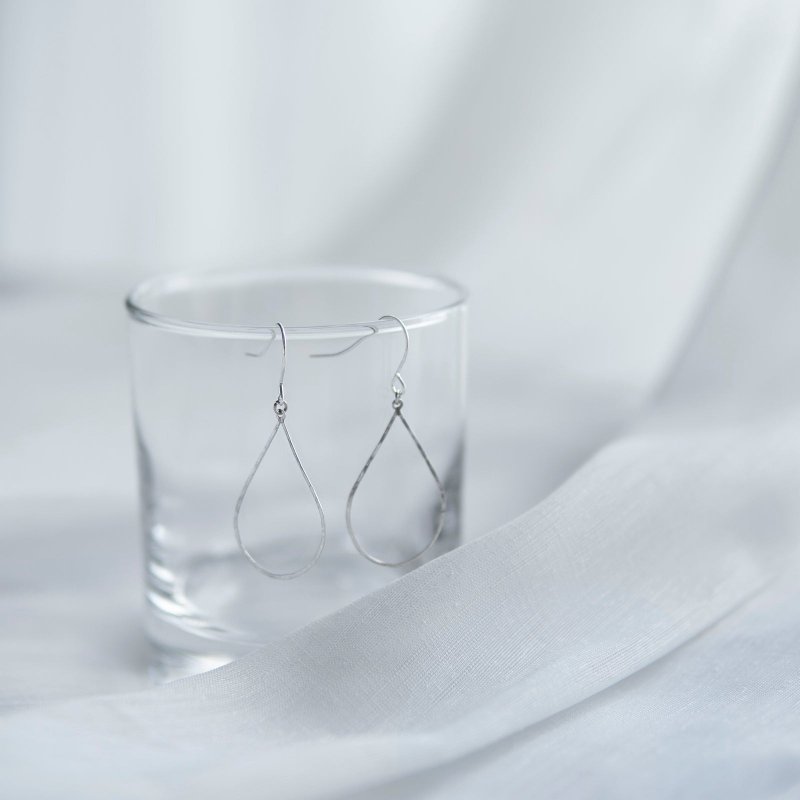 Teardrop Earrings - Earrings & Clip-ons - Sterling Silver Silver