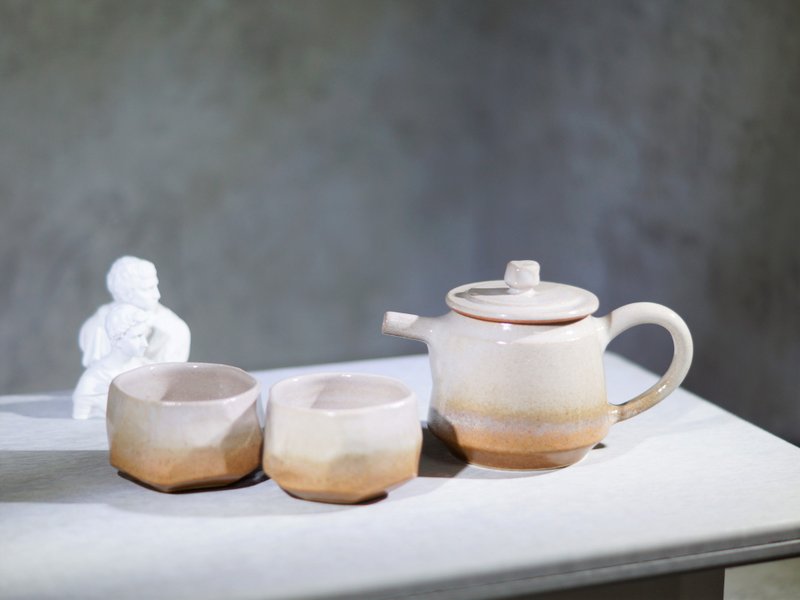 黃昏茶具組 - 茶壺/茶杯/茶具 - 陶 多色