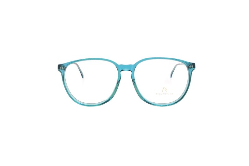 可加購平光/度數鏡片 羅敦司得 Rodenstock Jerry 6093 B 80年代德國製古董眼鏡 - 眼鏡/鏡框 - 塑膠 綠色