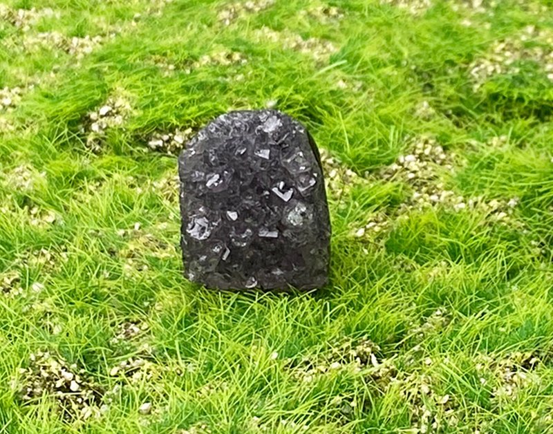 小小能量擺件-天然可愛小小迷你紫晶鎮 紫水晶 招財 療癒 - 其他 - 水晶 紫色