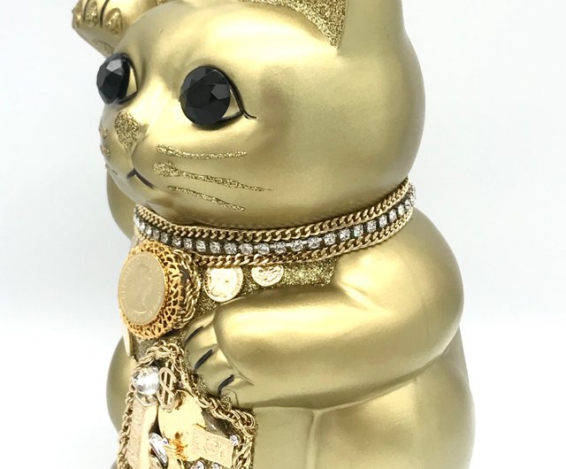 プラクルアン ミリオネアキャット かわいい招きネコ お金 金運 レア 御守り プラクルアン ミリオネアキャット 招きネコ お金 金運 レア 御守り