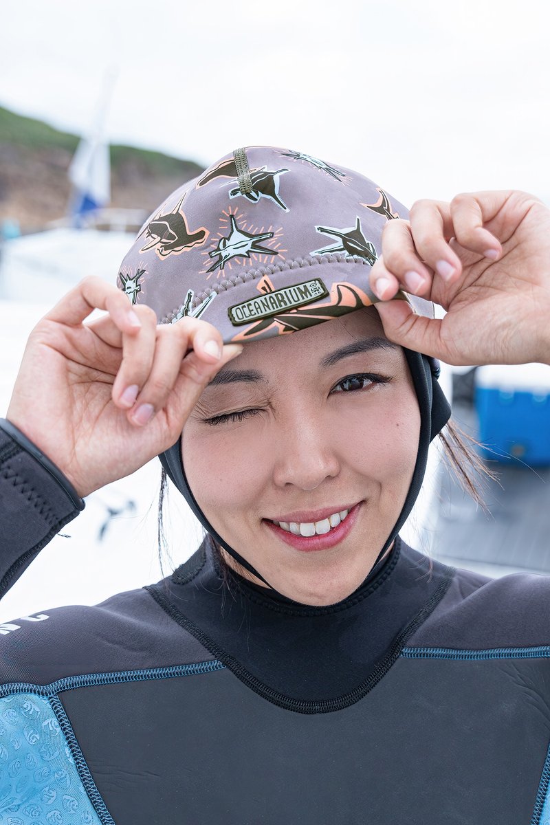 hammerhead shark neoprene beanie L/XL - อุปกรณ์เสริมกีฬา - ไฟเบอร์อื่นๆ สีม่วง