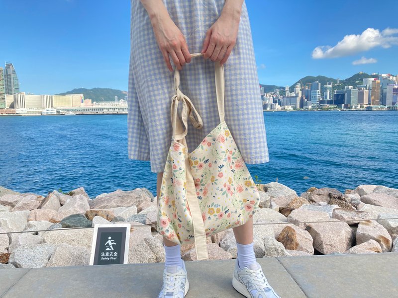 [Dual-purpose shoulder bag] The beauty of autumn - Messenger Bags & Sling Bags - Cotton & Hemp Orange