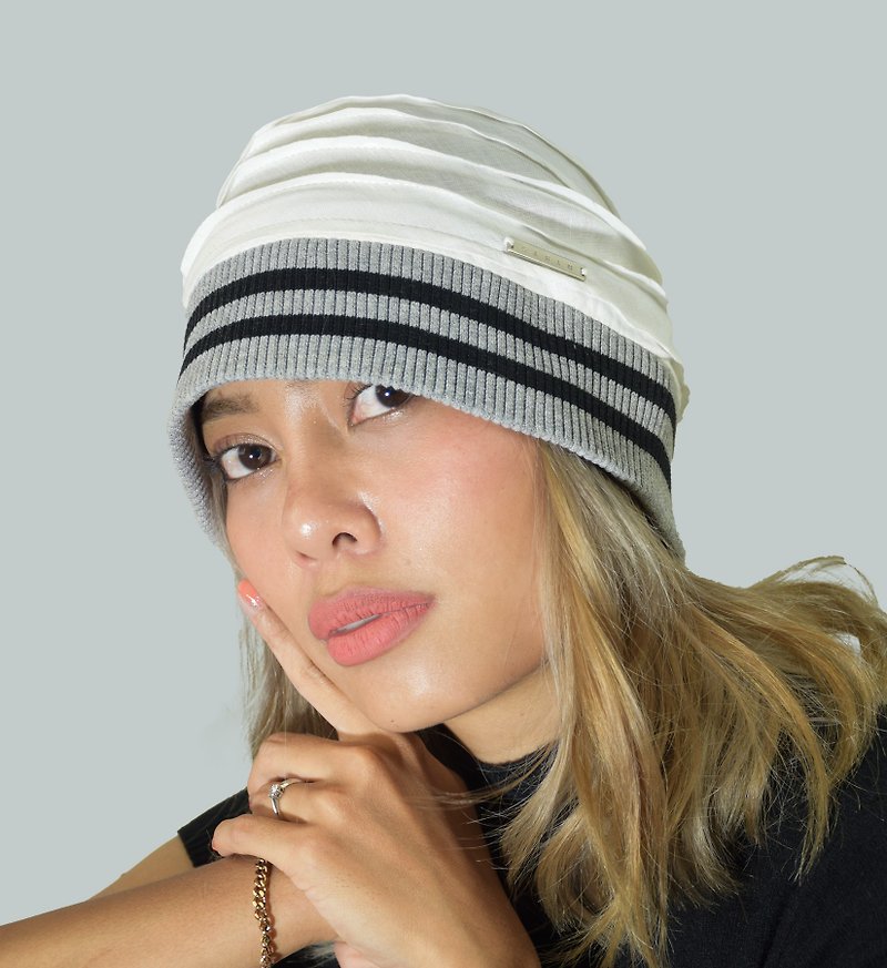 Costa Brim Headband Collection - 髮飾 - 棉．麻 白色