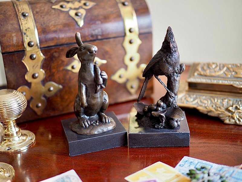 法國早期青銅動物雕塑 - 擺飾/家飾品 - 其他金屬 