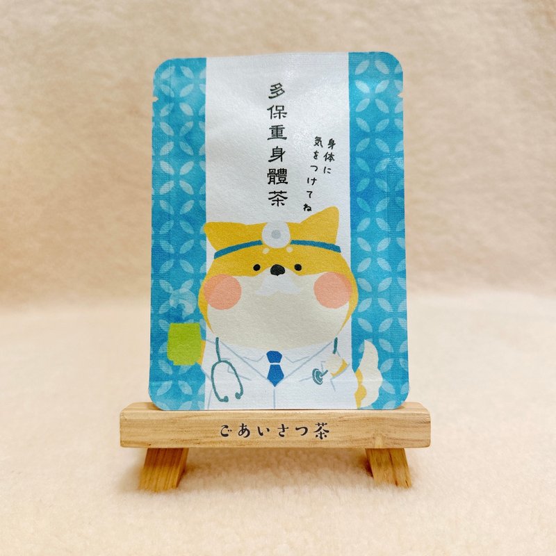 問候茶包_多保重身體茶-京都玉露円緣茶1包入 - 茶葉/茶包/水果茶 - 紙 多色