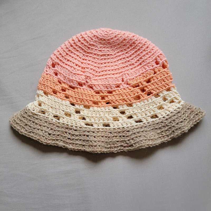 【手編みウール帽子 | 049 おでかけ】 - 帽子 - ウール 