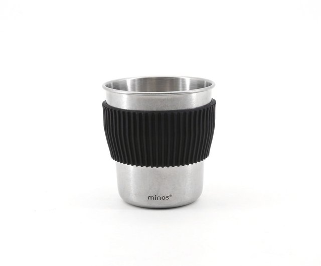 Stainless steel cup with Silicone cup sleeve 320ml 304 Stainless