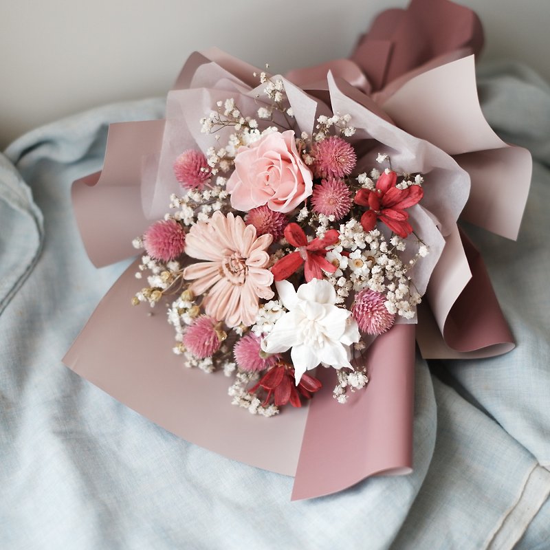 To be continued | I love you deeply - ช่อดอกไม้แห้ง - พืช/ดอกไม้ สึชมพู