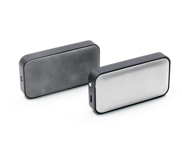 ミニポータブル Bluetooth スピーカー - シルバーグレー (直列
