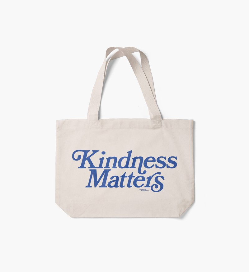 托特包 HAY : Kindness Matters Big Tote - Natural / Brown / Black - อื่นๆ - เครื่องประดับพลอย 