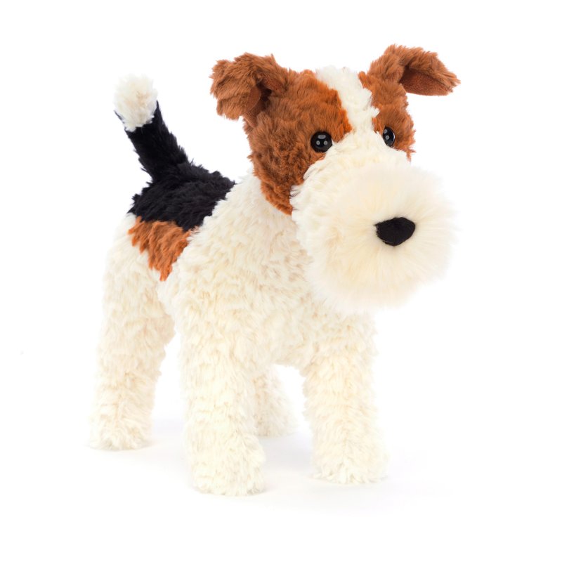 Hector Fox Terrier 獵狐㹴犬 梗犬 爹利 獵犬 - 公仔/玩偶 - 聚酯纖維 咖啡色