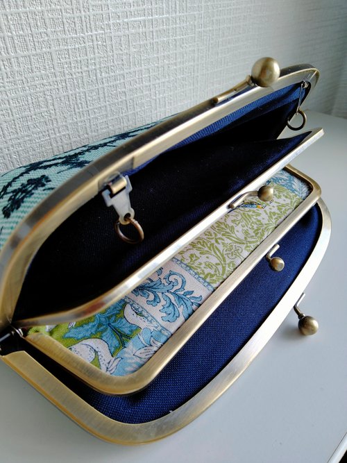 ミナペルホネン anemone 親子がま口バッグ - ショップ gamaguchi