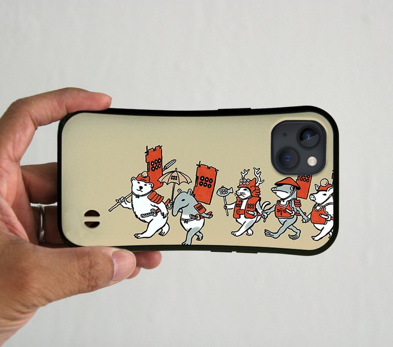 グリップiPhoneケース　真田軍団　ホワイト - 手機殼/手機套 - 塑膠 白色