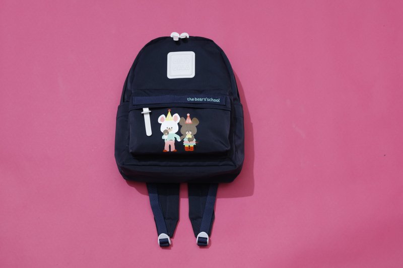 Jackie the bear's school Sailor Backpack (S Size) - กระเป๋าเป้สะพายหลัง - วัสดุอื่นๆ 