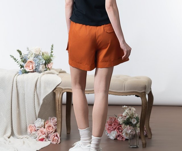 ★美品★MARK&LONA　ショートパンツ　ハイビスカス　サイズ　46 ハイビスカス🌺ビキニ、ショートパンツ3点セット | MAKA-HOU公式