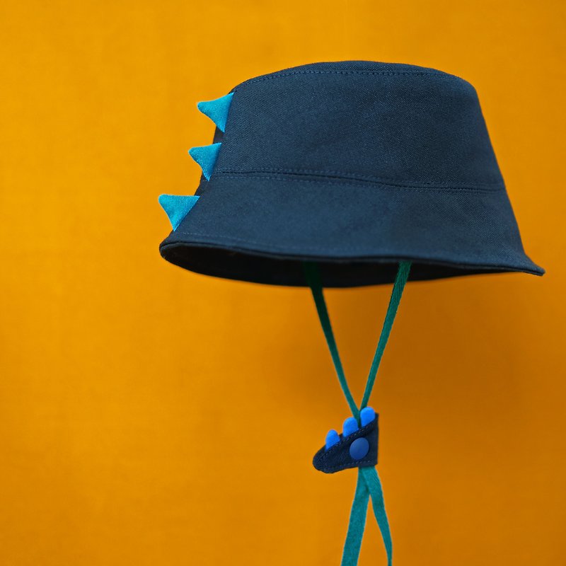 Dinosaur Bucket Hat – Dark - Hats & Caps - Cotton & Hemp Black