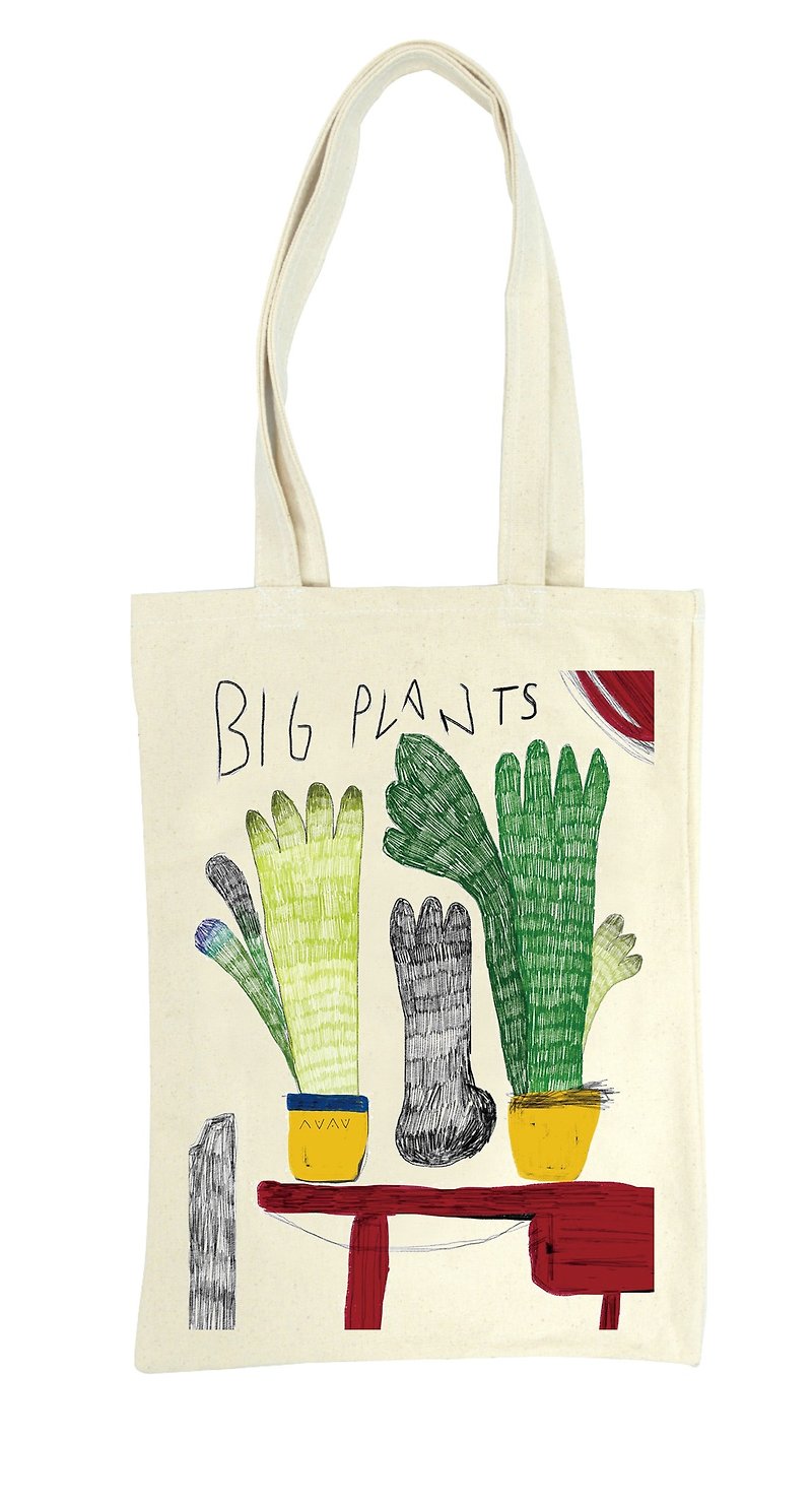 Tote bags - Big Plants - ショルダーバッグ - その他の素材 多色