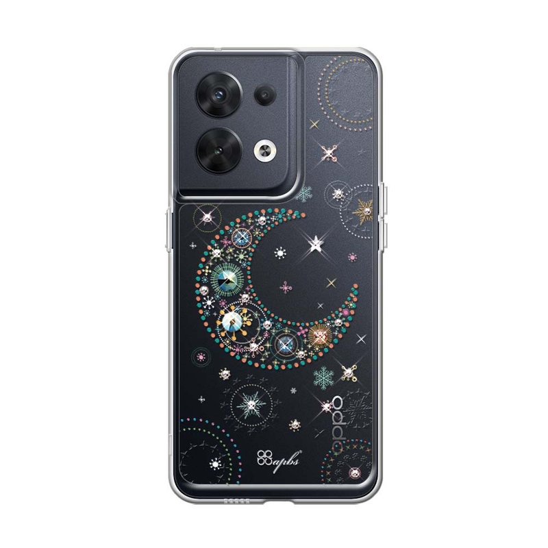 apbs OPPO Reno 8/10 Pro Shockproof Double Material Crystal Color Diamond Phone Case-Xingyue - Phone Cases - Other Materials Multicolor