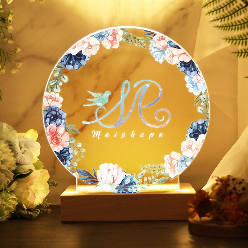 [MU Workshop] Dream Garden A/Customized Night Light/Book Date Night Light/Photo Night Light/ Acrylic Night Light - Lighting - Other Materials 